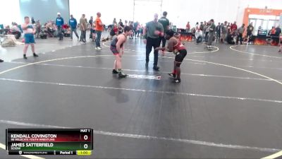 Round 3 - James Satterfield, SCSOW vs Kendall Covington, 96 Wildcats Youth Wrestling