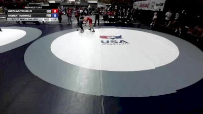 144 lbs Cons. Round 5 - Nicolas Trujillo, Community Youth Center - Concord Campus Wrestling vs Robert Ramirez, Pacifica High School Wrestling