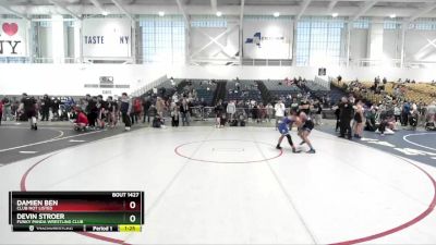 126 lbs Cons. Round 3 - Devin Stroer, Funky Panda Wrestling Club vs Damien Ben, Club Not Listed