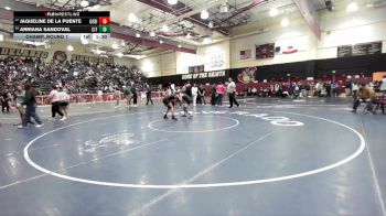 110 lbs Champ. Round 1 - Jaqueline De La Puente, Godinez vs Arriana Sandoval, Citrus Valley