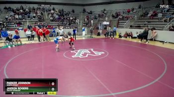 132 lbs 3rd Place Match - Parker Johnson, North Posey vs Jaxson Rogers, South Spencer