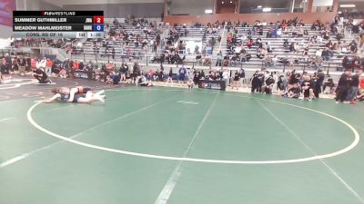 65 kg Cons. Rd Of 16 - Summer Guthmiller, Jackrabbit Wrestling Academy vs Meadow Mahlmeister, Darkhorse