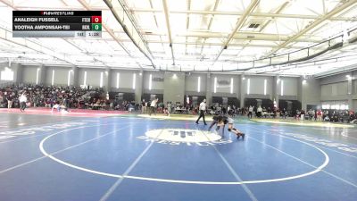 107 lbs Round Of 32 - Analeigh Fussell, Fitch vs Yootha Amponsah-Tei, Rockville