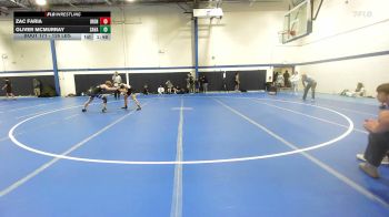 126 lbs Round Of 16 - Zac Faria, Iron Faith Wrestling vs Oliver McMurray, Savage Wrestling Academy