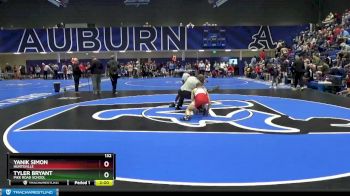 132 lbs Quarterfinal - Yanik Simon, Huntsville vs Tyler Bryant, Pike Road School