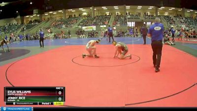 134 lbs Placement (4 Team) - Jonny Rice, Rainier vs Sylis Williams, South Umpqua