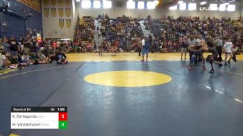 106 lbs Round Of 64 - Kaden Cartagenda, Countryside Clearwater vs Mason VanZantvoort, Woodstock Wrestling