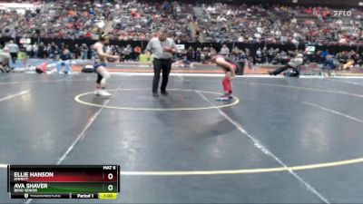 126 lbs Cons. Round 2 - Ava Shaver, Bend Senior vs Ellie Hanson, Emmett