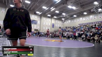 190 lbs Cons. Round 3 - Huntley Brown, Notre Dame vs Durham Queen, Franklin