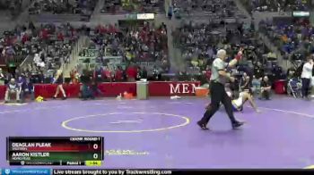 160 lbs Champ. Round 1 - Deaglan Pleak, Western. vs Aaron Kistler, Homestead