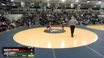 114 lbs Quarterfinal - Lauri Andrea, Spooner/Webster vs Caitlynn Morack, Freedom