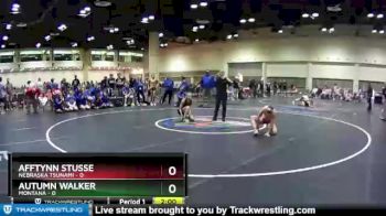 100 lbs Quarters & Wb (16 Team) - Autumn Walker, Montana vs Afftynn Stusse, Nebraska Tsunami