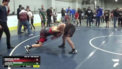 130 lbs Champ. Round 1 - Kristian Keyes, Mid Mitten WC vs Luukas Heikkinen, Rockford WC