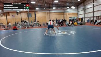 285 lbs Round 3 (6 Team) - Nicolas Rodriguez, Eastern Oregon University (OR) vs Mark Marin, Clackamas Community College