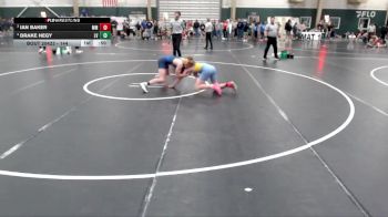 144 lbs Cons. Round 2 - Ian Baker, Mighty Minions vs Drake Hegy, Logan View