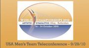 2010 World Team Teleconference: Comments on Paul Hamm's Comeback