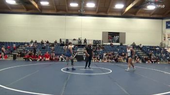 180 lbs 1st Place Match - Ashley Lekas, Texas Wesleyan vs Kalila Shrive, Menlo College