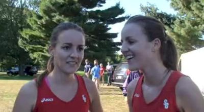 Lucy and Holly Van Dalen of Stony Brook 1st and 6th, 5th Place Team- 2010 Notre Dame Invite