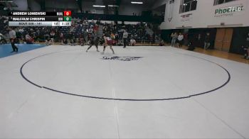 141 lbs 5th Place Match - Andrew Loniewski, Muhlenberg vs Malcolm Chrispin, Bridgewater State