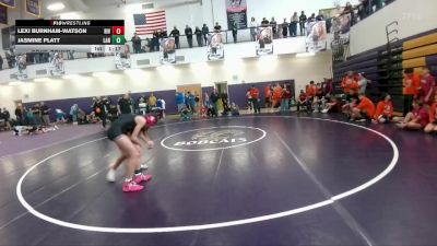 105 lbs Cons. Round 2 - Jasmine Platt, Lander Middle School vs Lexi Burnham-Watson, Riverton Middle School