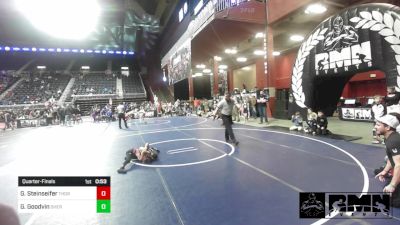 58 lbs Quarterfinal - Gatlin Steinseifer, Thorobred WC vs Grayson Goodvin, Sheridan WC