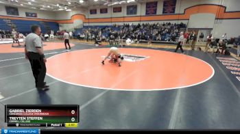 197 lbs 3rd Place Match - Treyten Steffen, Cornell College vs Gabriel Zierden, Concordia College (Moorhead)