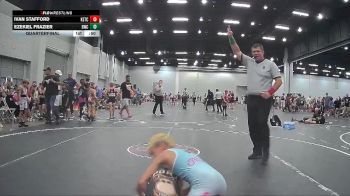 60 lbs Quarterfinal - Ivan Stafford, KC Elite Training Center vs Ezekiel Frazier, Rabbit Wrestling Club