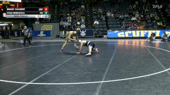 285 lbs Semifinal - Brady Colbert, Army vs Cole Mirasola, Penn State