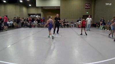 85 lbs Round 1 (6 Team) - Kiyan Bassiri, NC National Team White vs Abram Wallingford, Funky Crayons