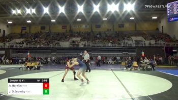 132 lbs Consolation - August Berklas, Avon Old Farms School vs Jason Dubrovsky, Poly Prep