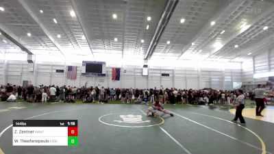 144 lbs Rr Rnd 2 - Zayden Zentner, Mantanona TC vs William Theofanopoulos, Legends Of Gold LV