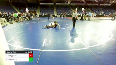 132 lbs Consi Of 16 #2 - Owen Gregg, Concord vs Boden Dormer, Saint John's Prep