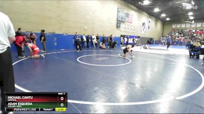 120 lbs Champ. Round 1 - Michael Cantu, Kerman vs Adam Esqueda, Golden West
