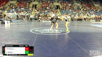 142 lbs Quarterfinal - Hanna Ryberg, Bismarck Legacy vs Jazlyn Weigel, Napoleon G-S