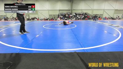 105 lbs Rr Rnd 1 - Kirra Mitchell, Storm Wrestling Center vs Dakota Harris, Super Girls 7-12