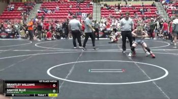85 lbs Finals (2 Team) - Brantley Williams, Sicarios vs Sawyer Blue, SlyFox Black