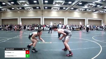 144 lbs Consi Of 8 #1 - Ryland Moss, Lions WC vs Alexandros Kosmitis, Savage House WC
