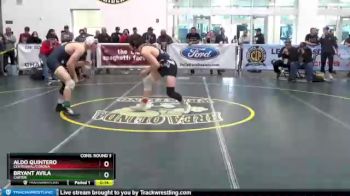 138 lbs Cons. Round 3 - Bryant Avila, Carter vs Aldo Quintero, Centennial/Corona