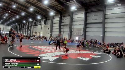 58 lbs Semis - R1 Wb - Kona Hughes, Black Mambas vs Kiah Dukes, Badger Girls Elite