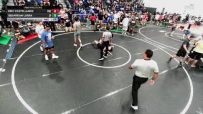 150 lbs Champ. Round 1 - Eric Castellanos, Pounders Wrestling Club vs Sebastian Loera, San Fernando