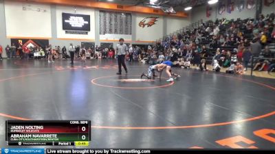 BN-9 lbs Cons. Semi - Jaden Nolting, Humboldt Wildcats vs Abraham Navarrete, Cuba City/Southwestern/Benton