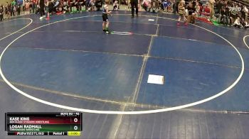 42 lbs Champ. Round 1 - Kase King, Box Elder Stingers Wrestling vs Logan Radmall, Timpanogos Wrestling