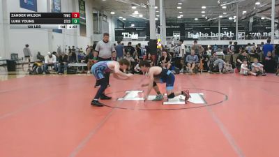 128 lbs 3rd Place - Zander Wilson, TNWC Griffin - HSC vs Luke Young, State College - HSC