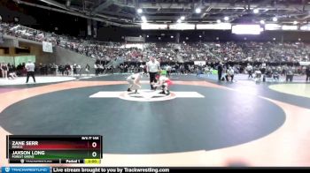 132 lbs Champ. Round 1 - Jaxson Long, Forest Grove vs Zane Serr, Minico