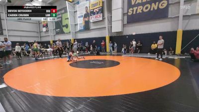 95 lbs 3rd Place - Devon Setoodeh, Ridgewood vs Caiden Crusen, Lawrence