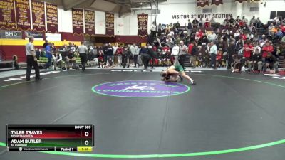 144 lbs Quarterfinal - Tyler Traves, Mountain View vs Adam Butler, St Edward