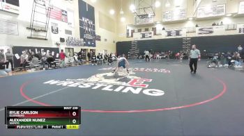132 lbs Cons. Round 2 - Alexander Nunez, Wapato vs Rylie Carlson, Ellensburg