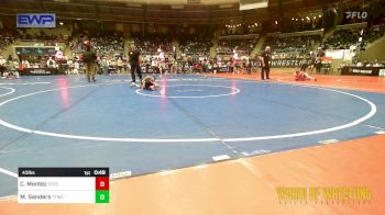 43 lbs Consolation - Cruz Montez, Steel City Relaoded vs Miles Sanders, Team Tulsa Wrestling Club