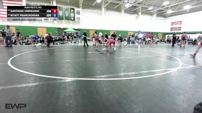 126 kg Quarterfinal - Santiago Chrisjohn, Journeymen Wrestling Club vs Wyatt Franckowiak, Askren Wrestling Academy