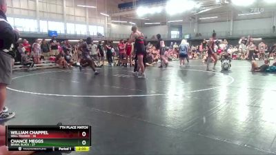 285 lbs Placement Matches (16 Team) - William Chappel, Well Trained vs Chance Meggs, BRAWL Black